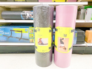 target all in motion fitness mat on floor