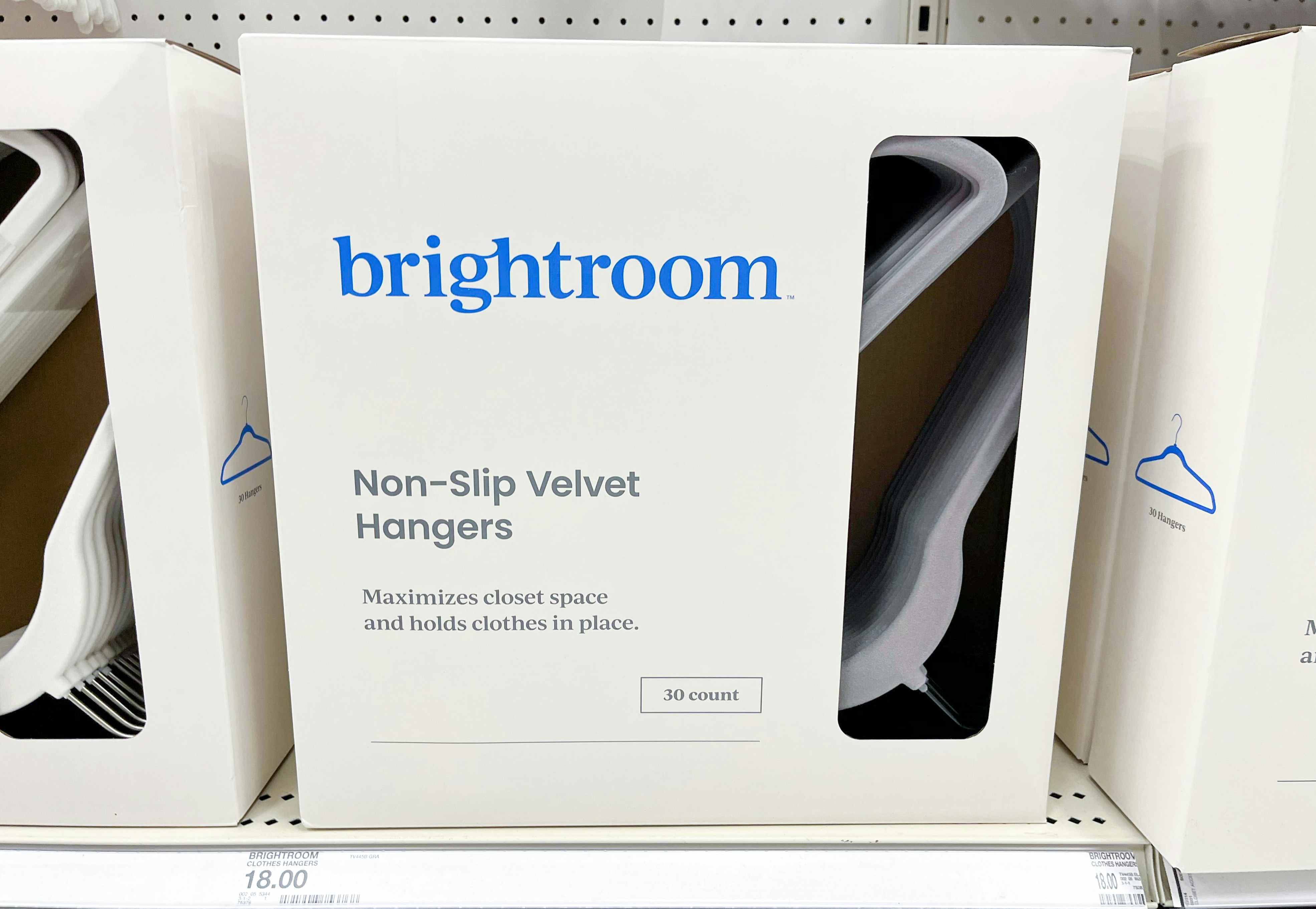 Brightroom velvet hangers at Target