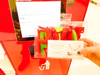 target wondershop happy pawlidays banner hand holding