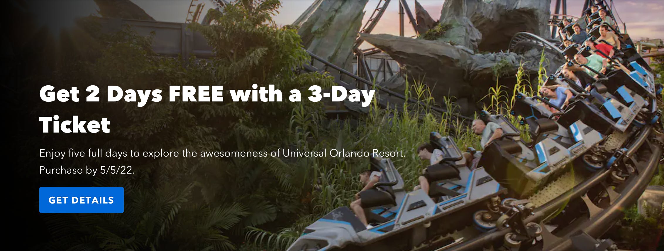 Universal Studios ticket deals page