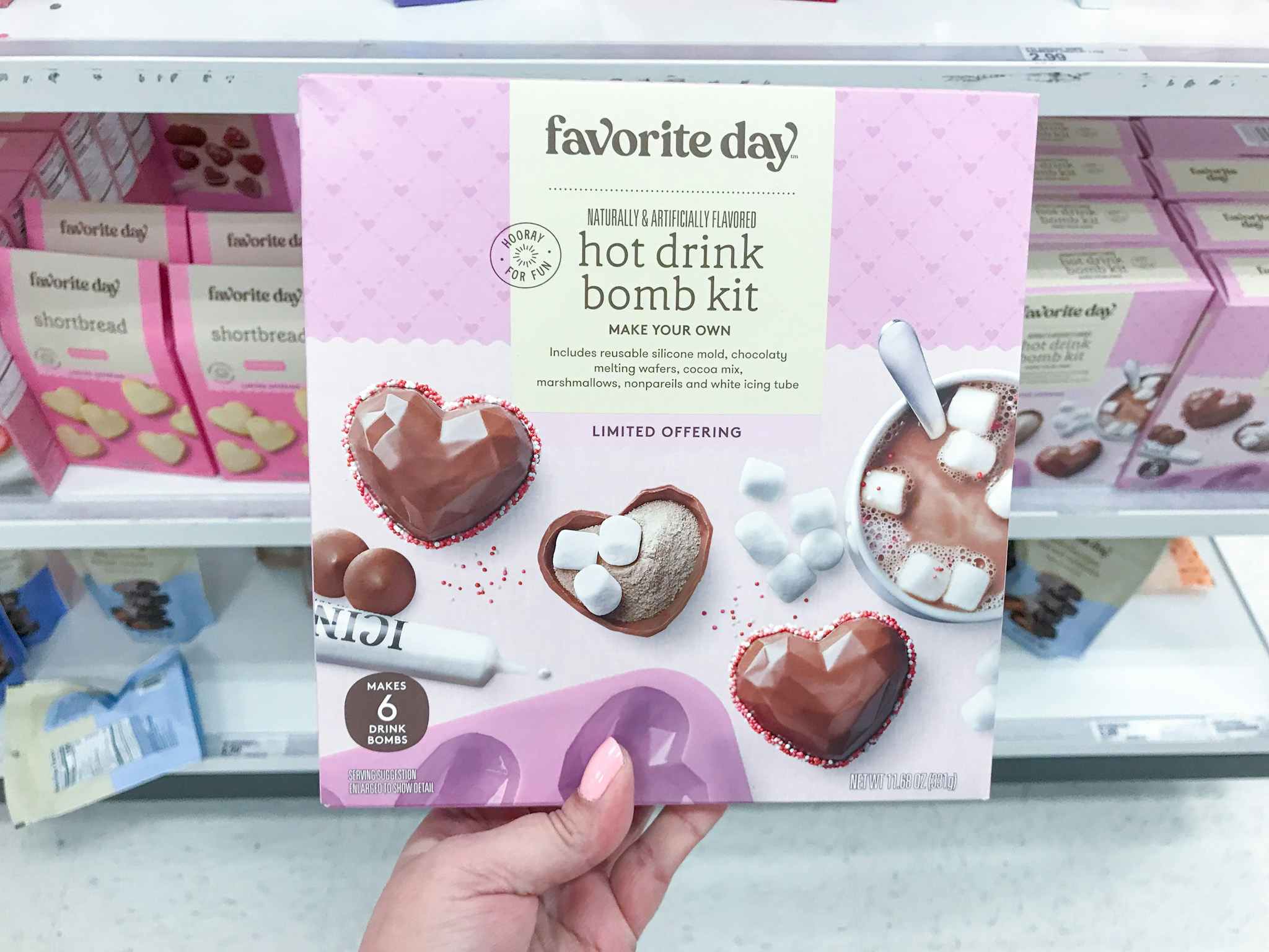 valentine's day skillet and drink bomb sets at target