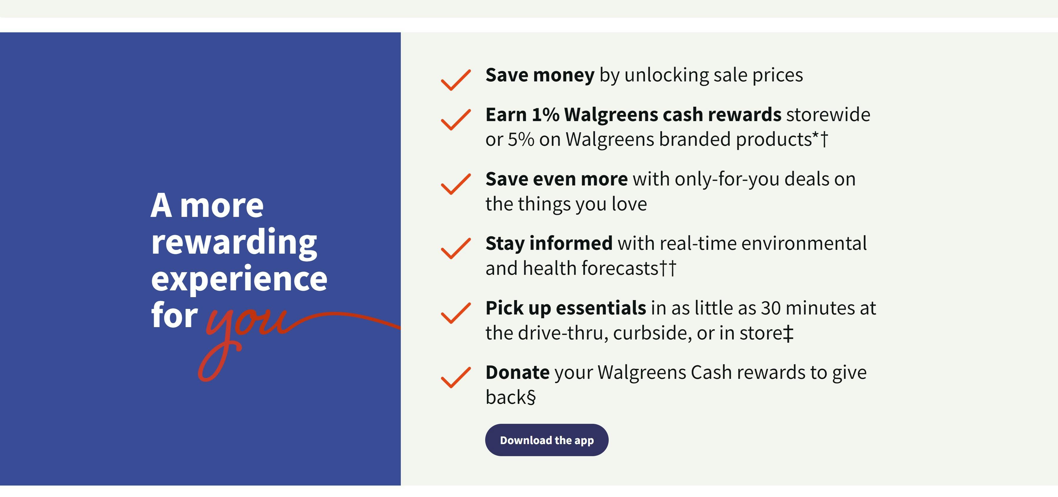 walgreens rewards screenshot 