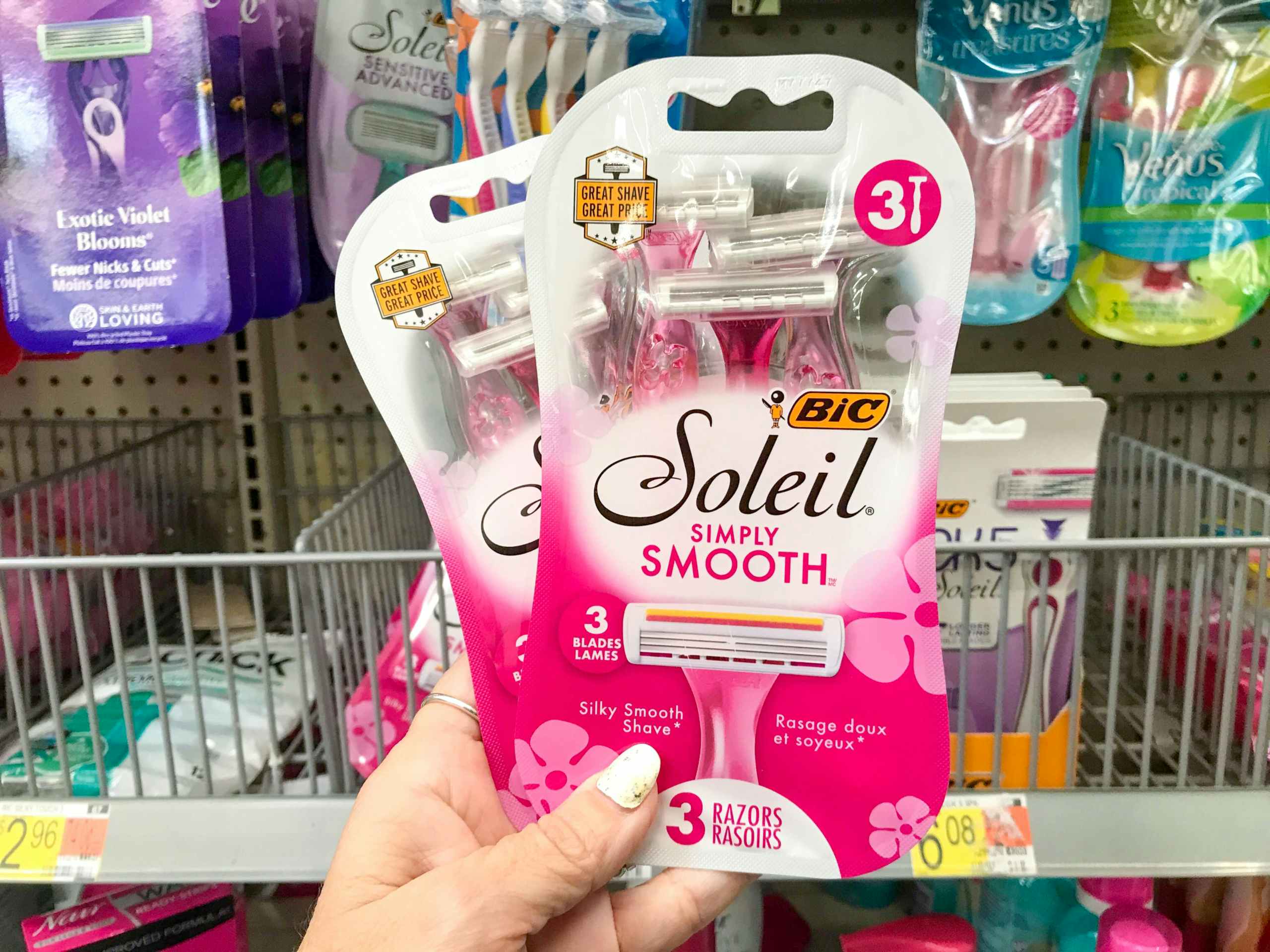 Bic Soleil Simply Smooth Razors at Walmart