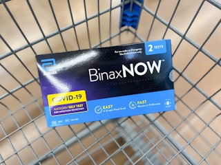 Binaxnow Covid-19 test at Walmart
