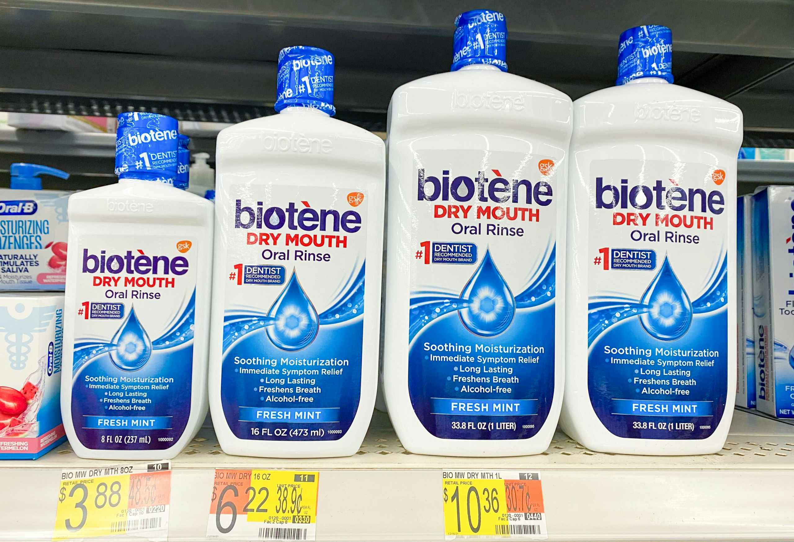 Biotene Oral Rinse at Walmart