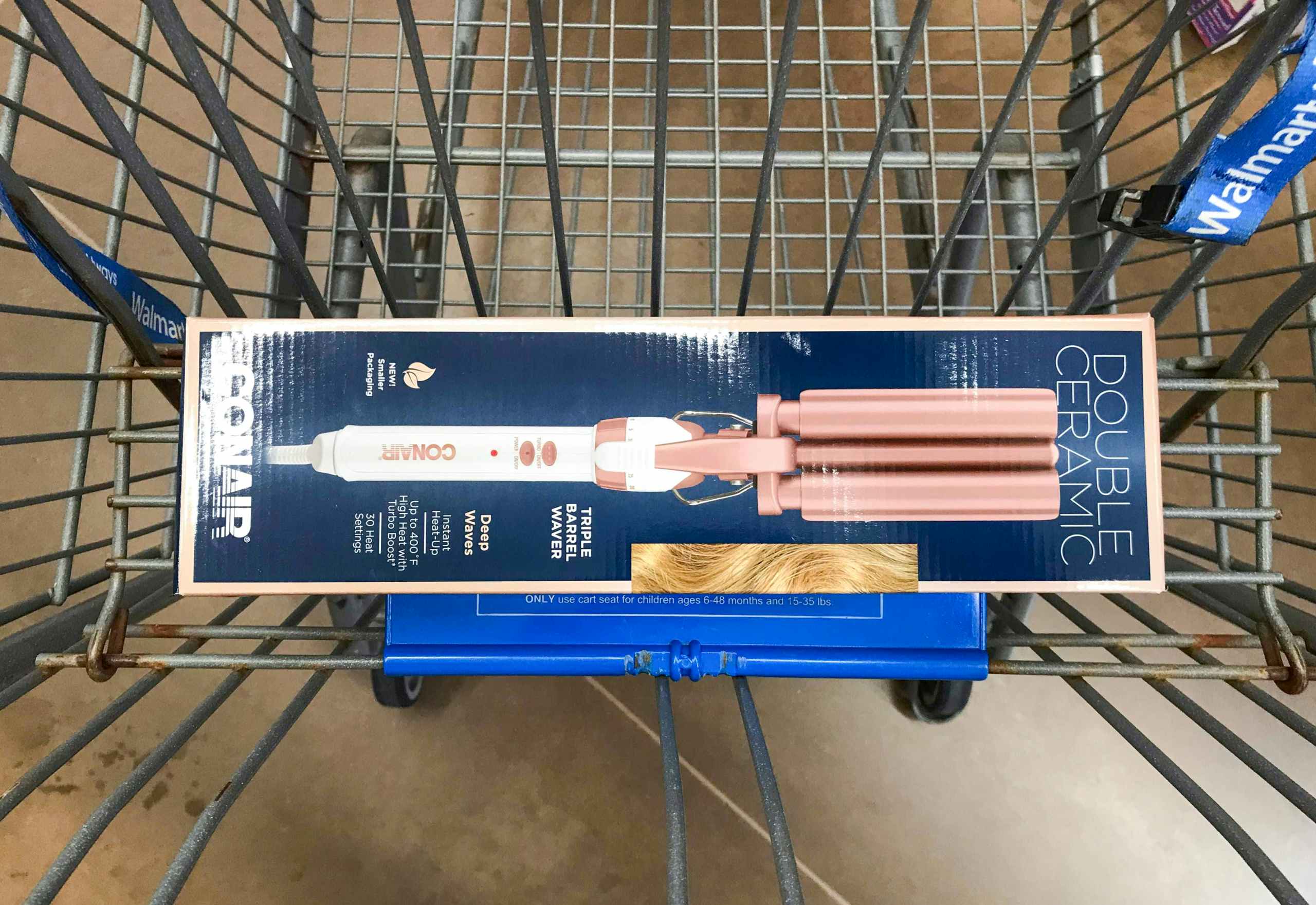 walmart conair hair waver in cart