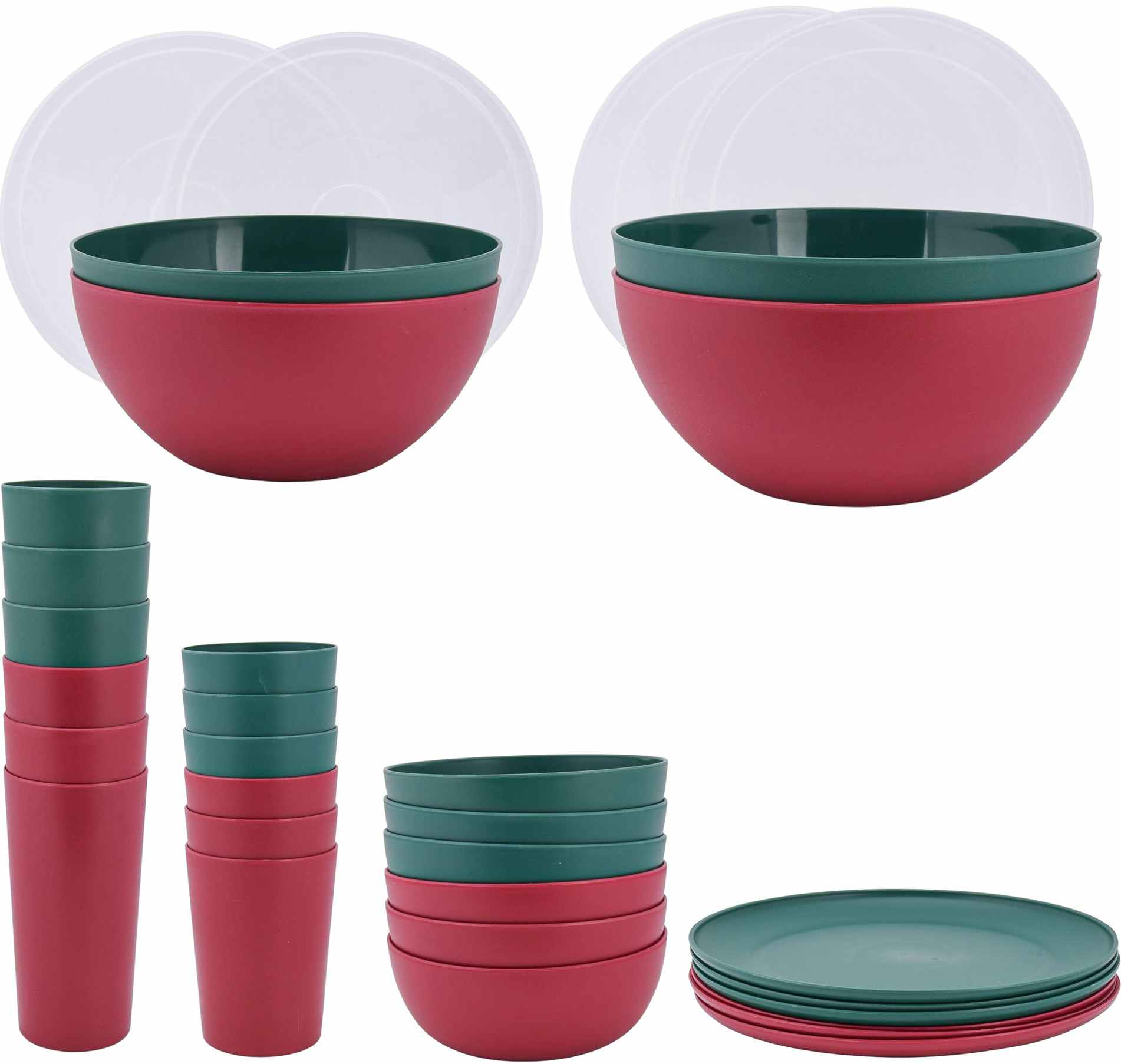 walmart-dinnerware-sets-mainstays-plastic-red-and-green-2022