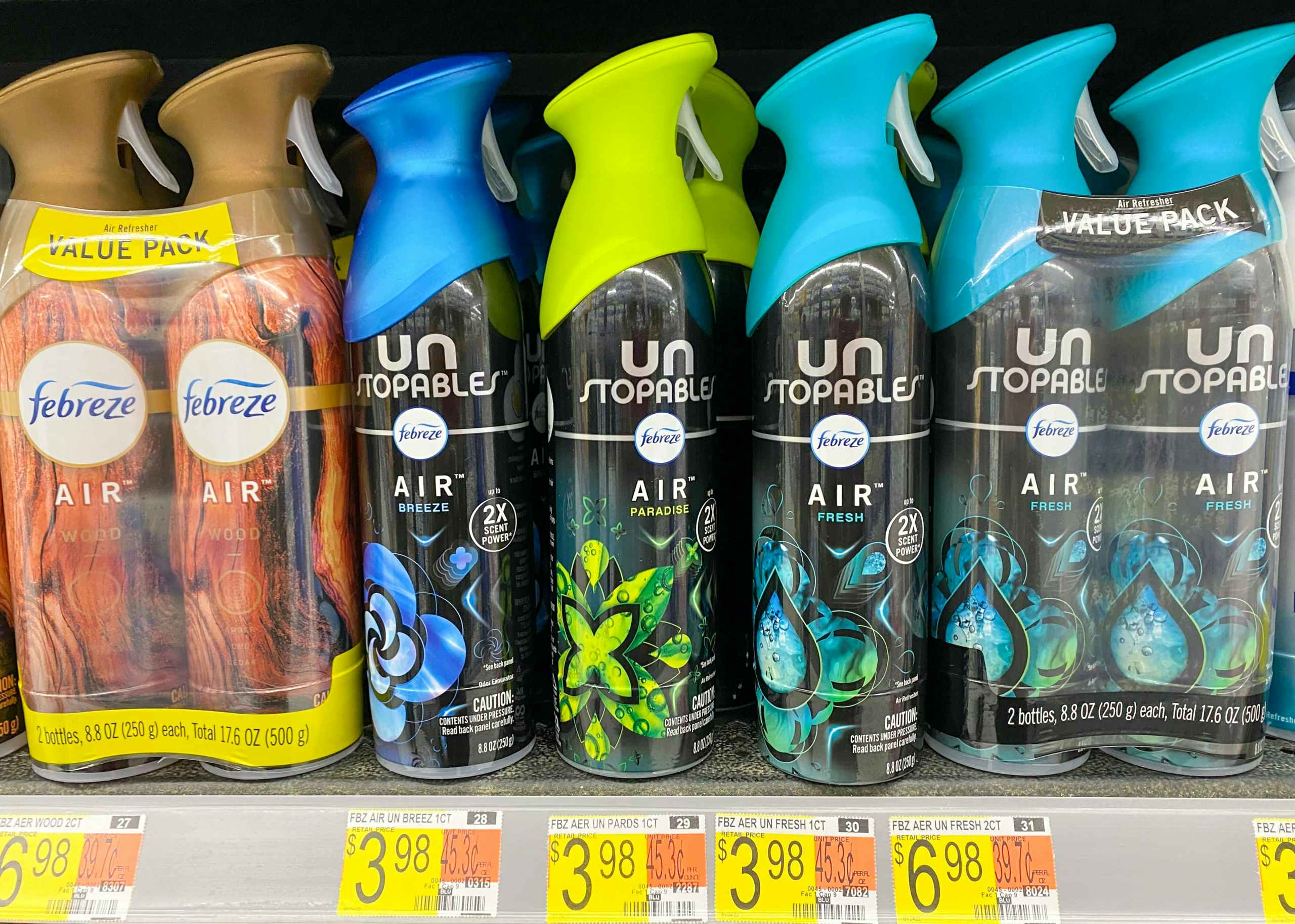 Fabreze Unstopables at Walmart