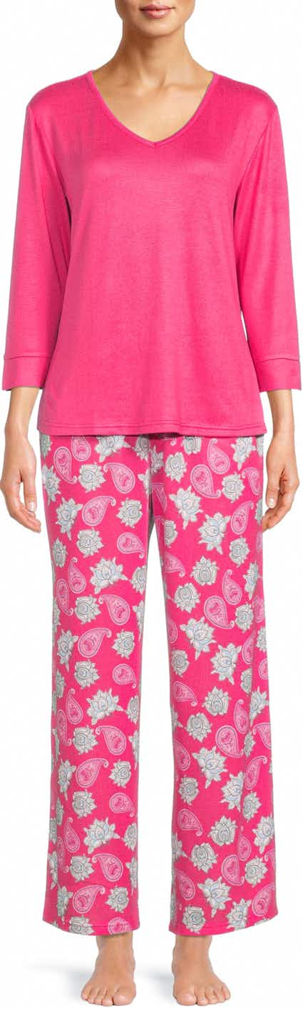 walmart-hanes-v-neck-pajama-set-2022