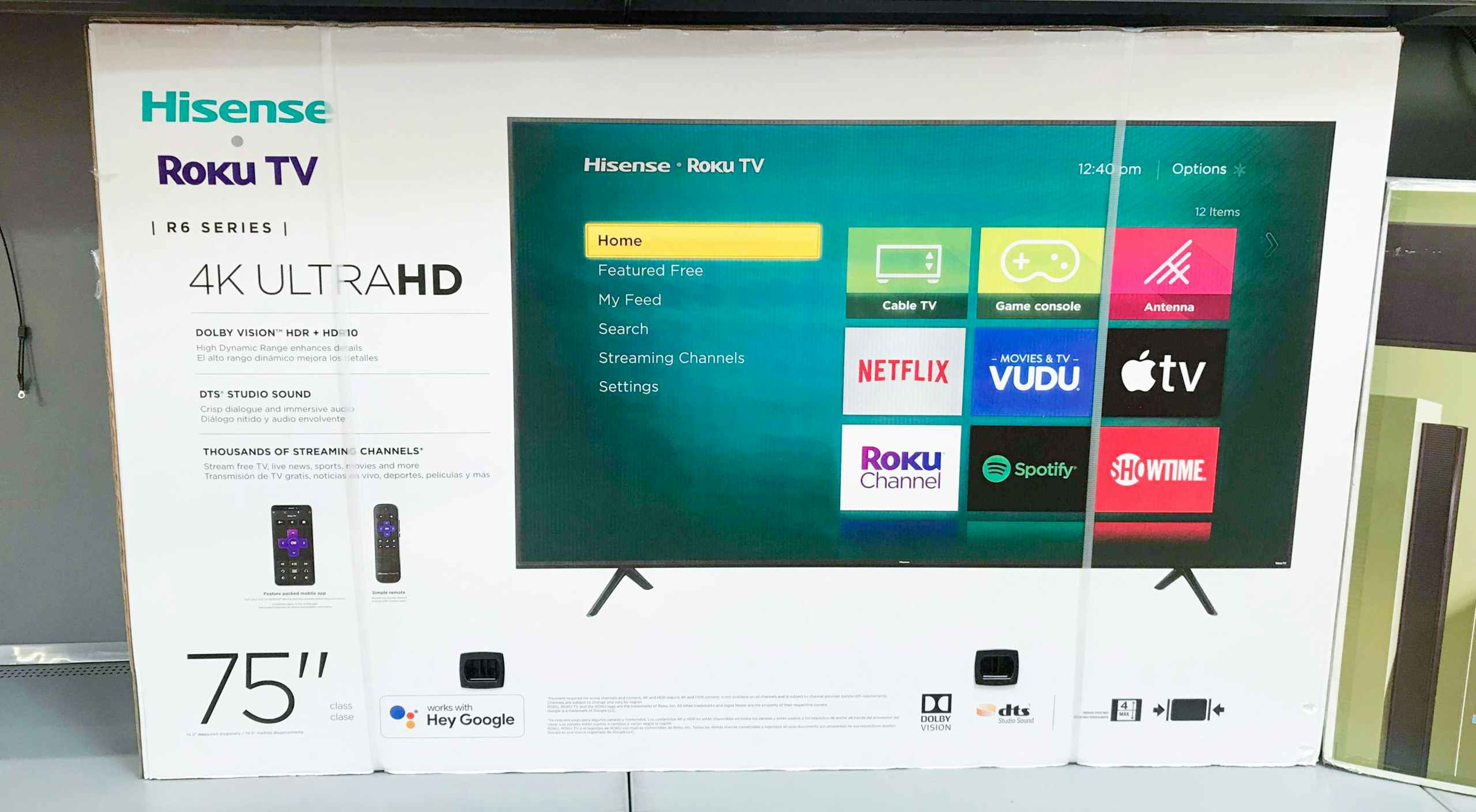 Hisense 75-Inch Roku TV at Walmart