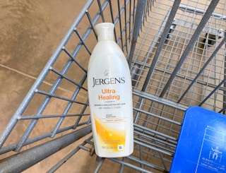 walmart jergens ultra healing lotion in cart