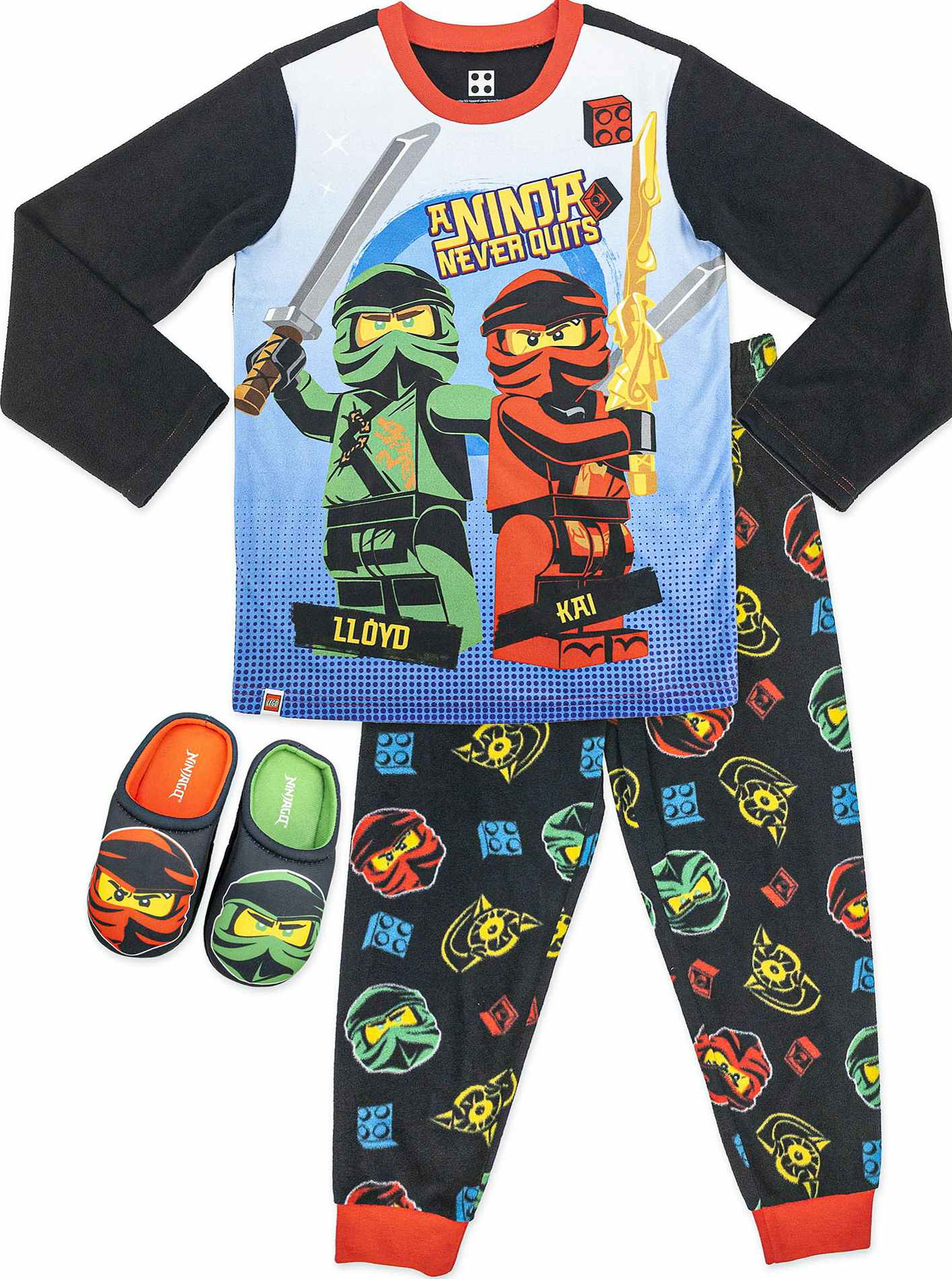walmart-kids-pajama-slipper-set-ninjago-2022