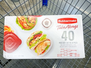 walmart rubbermaid takealongs set in cart