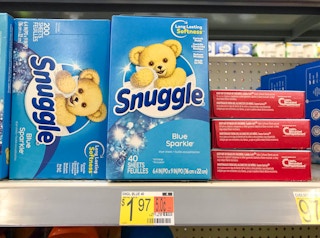 walmart snuggle blue sparkle on shelf