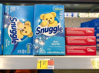 walmart snuggle blue sparkle on shelf