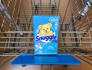 walmart snuggle blue sparkle in cart