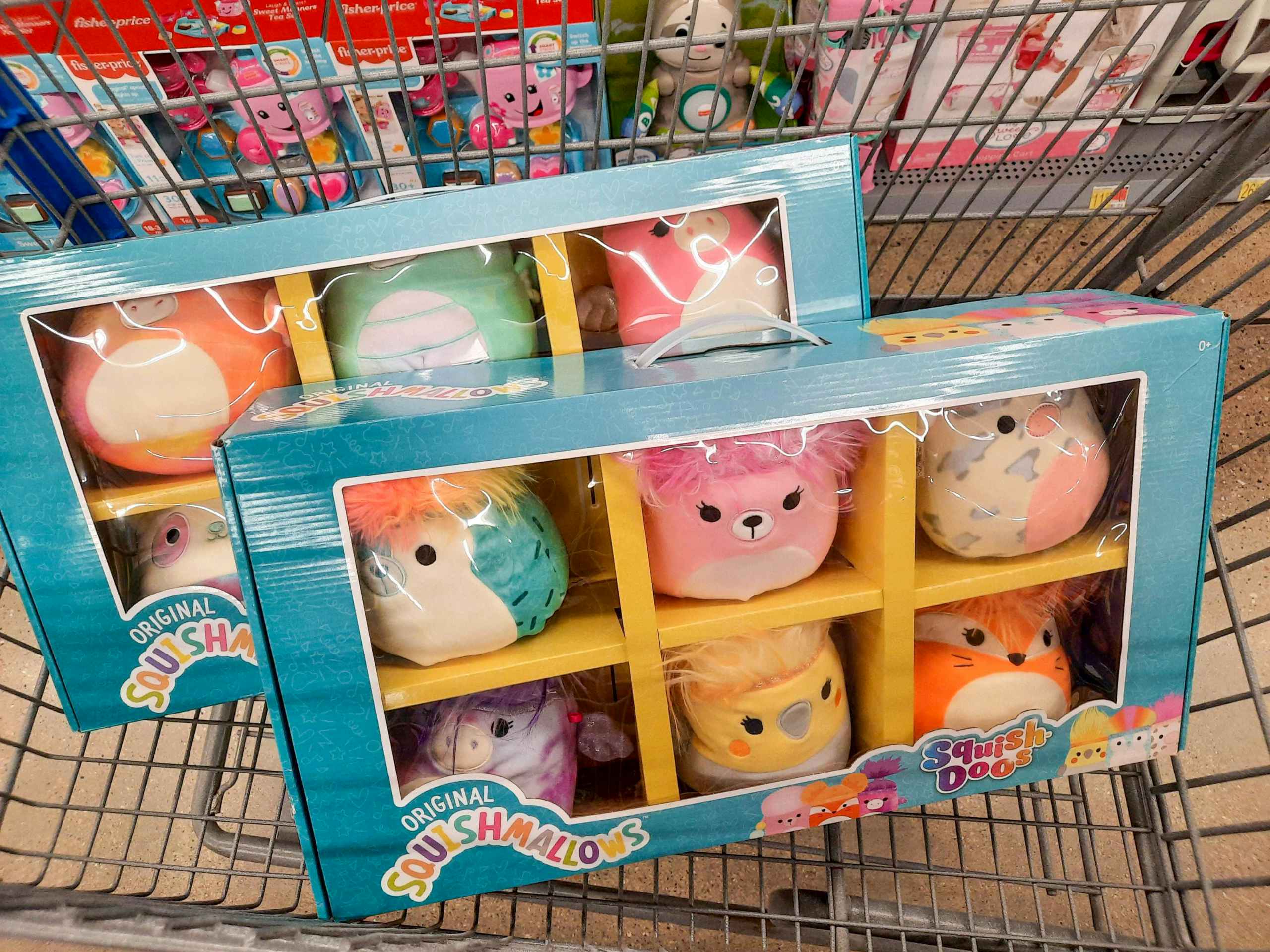 walmart squishmallows squish-doos in cart