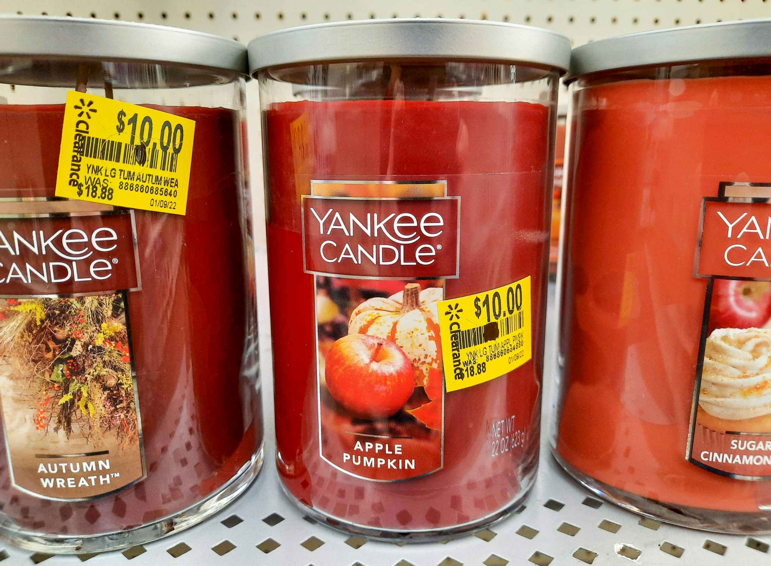 Yankee Candle Clearance at Walmart