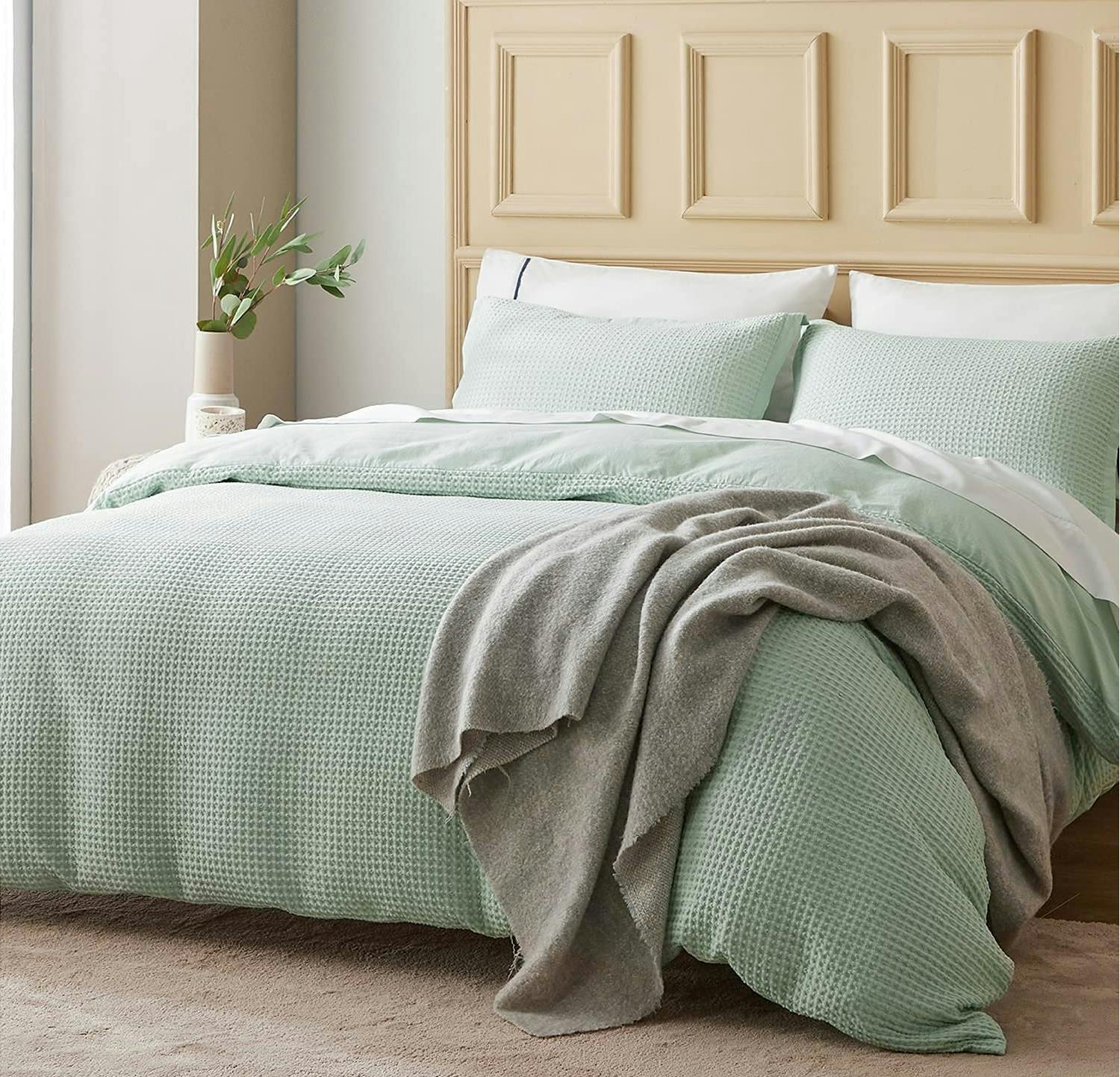 Bedsure WaffleWeave Cotton Duvet Set, as Low as 20.99 on Amazon The