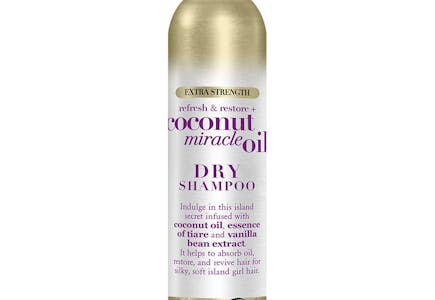 2 OGX Dry Shampoos, Coconut Miracle Oil