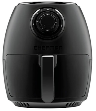 Chefman TurboFry 3.6 Qt. Analog Air Fryer, Dual Dial Control - Black