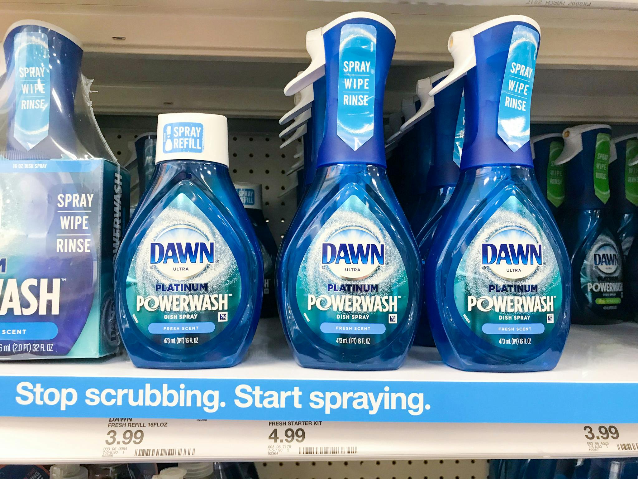 Dawn Platinum Powerwash Dish Spray, Only 1.52 at Target The Krazy