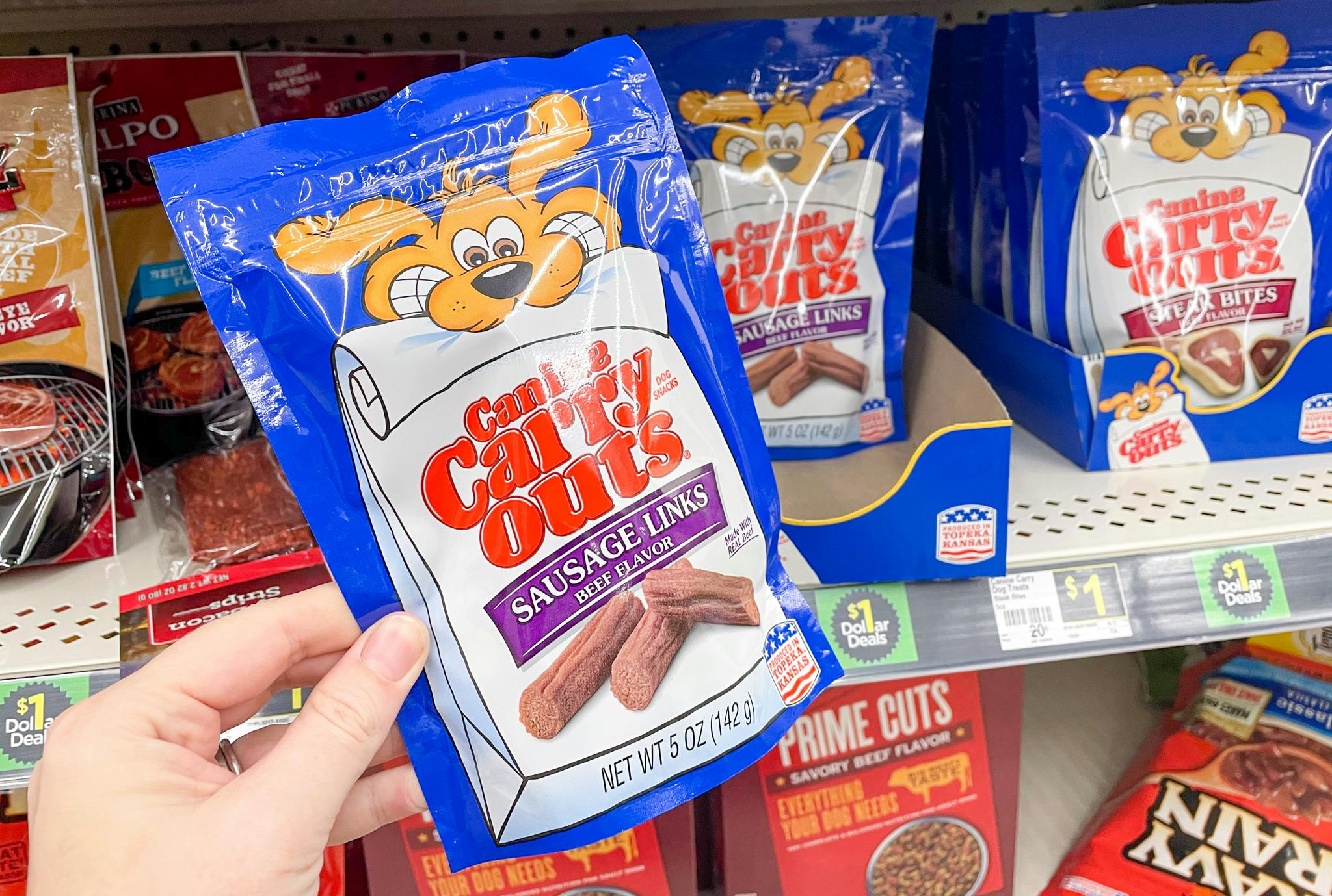 Canine Carry Outs Dog Treats, Only 0.75 at Dollar General The Krazy