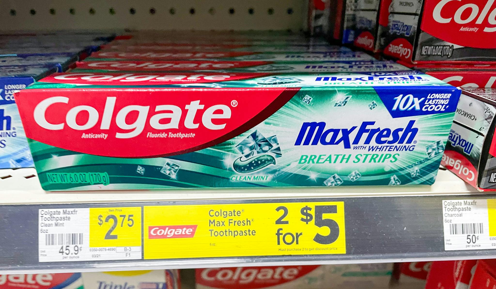 Colgate Max Fresh Toothpaste, Just 0.75 at Dollar General The Krazy
