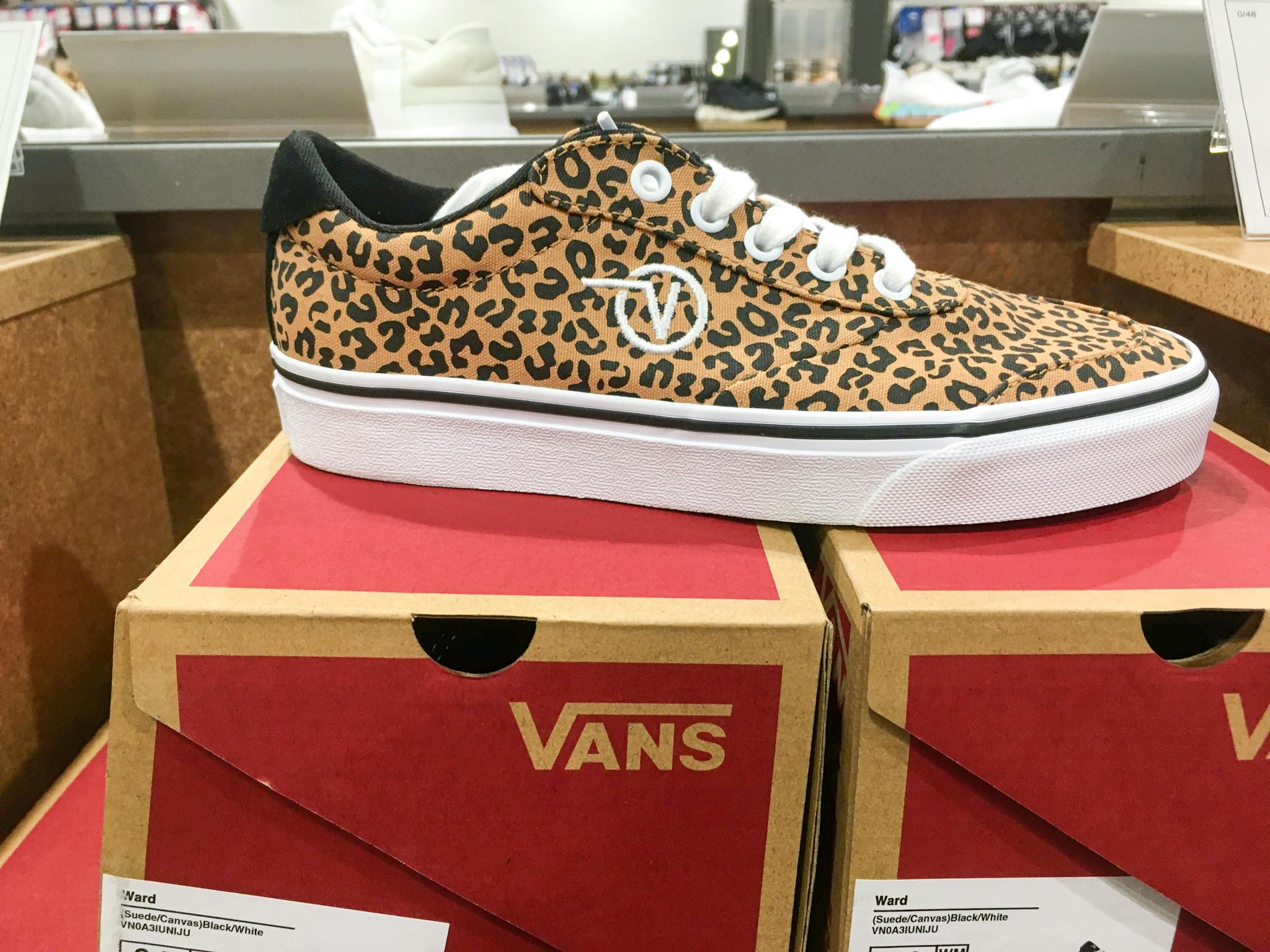 cheetah print vans kohls