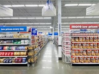 Inside of a Meijer grocery store