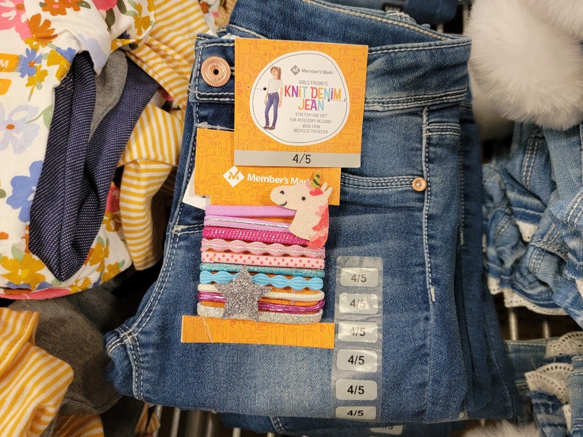 Girls' Knit Denim Jeans, Only $5.81 at 