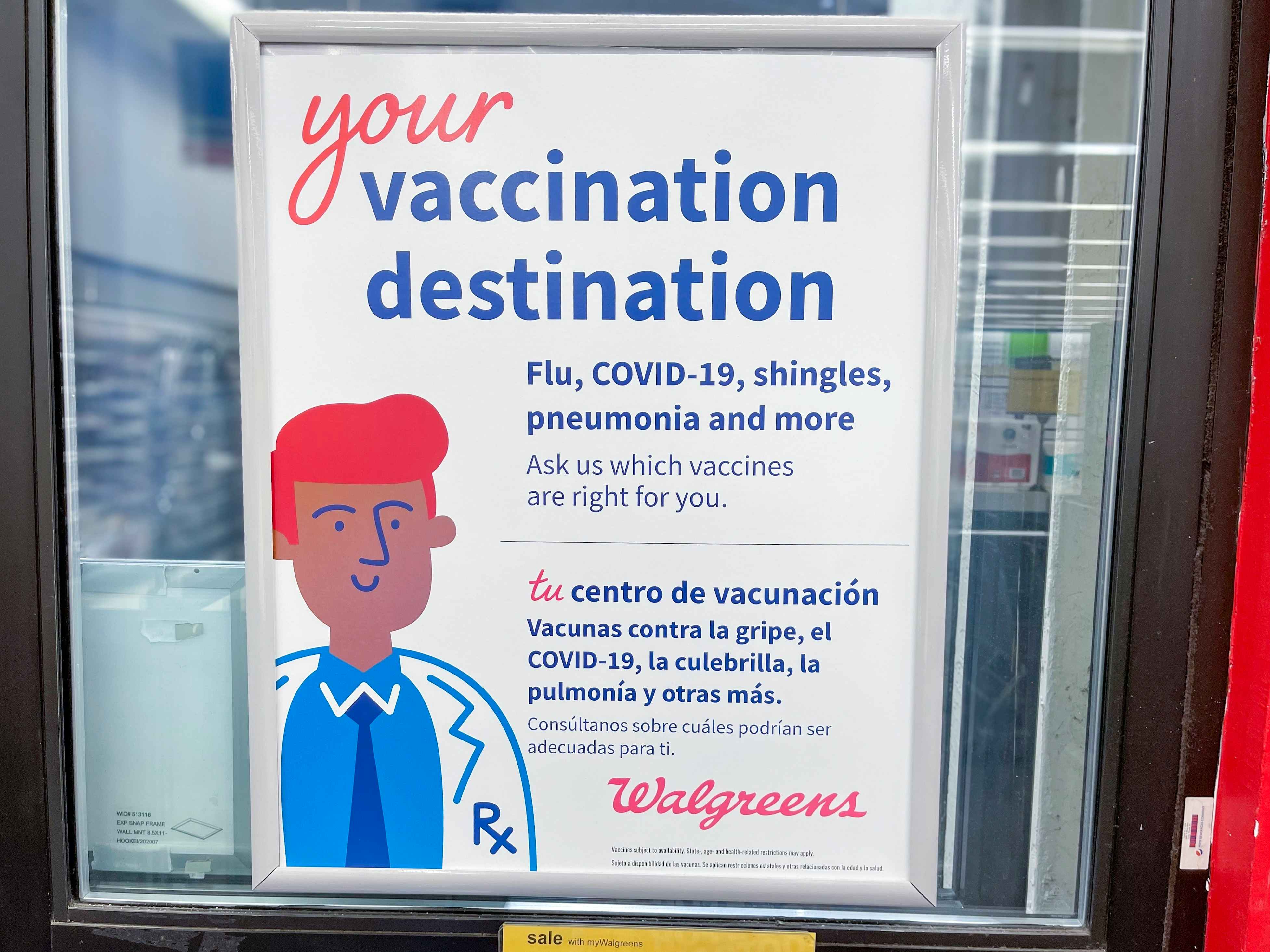walgreens vaccine sign