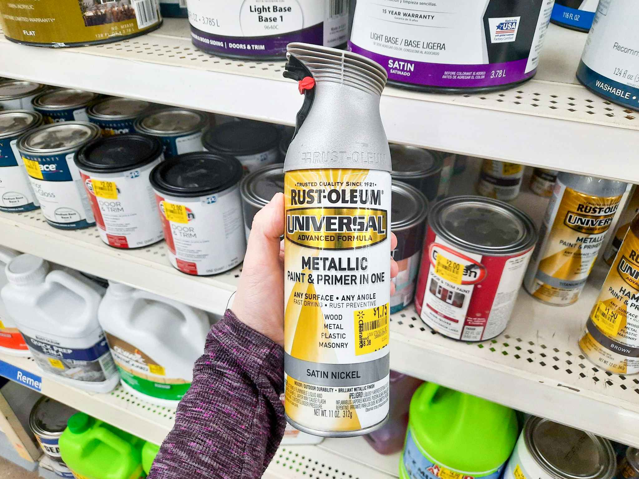 Rust-Oleum Paint Clearance at Walmart