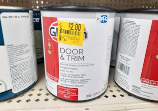 Glidden Paint Clearance at Walmart