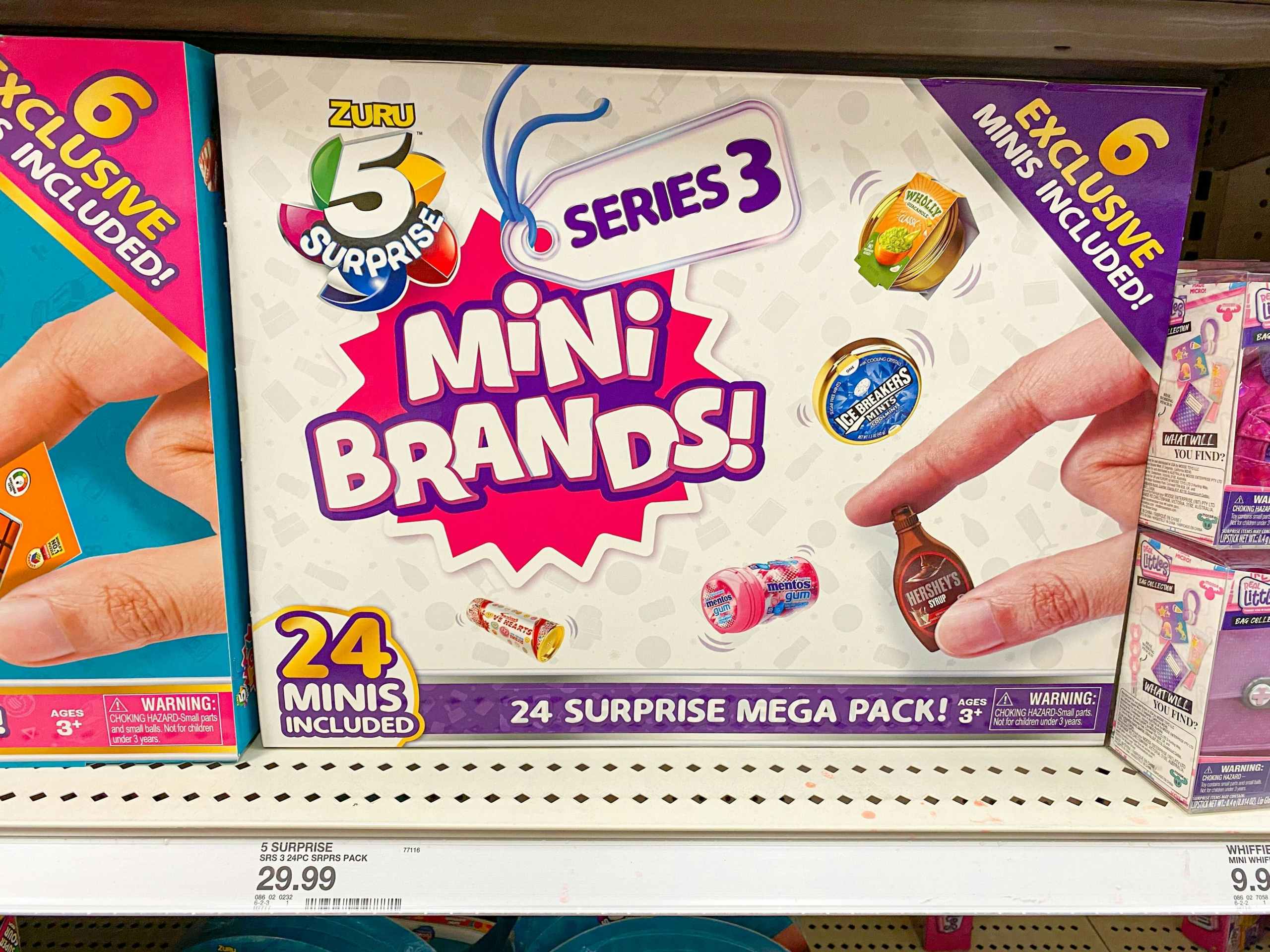 5 surprise mini brands series 3 mega pack at target