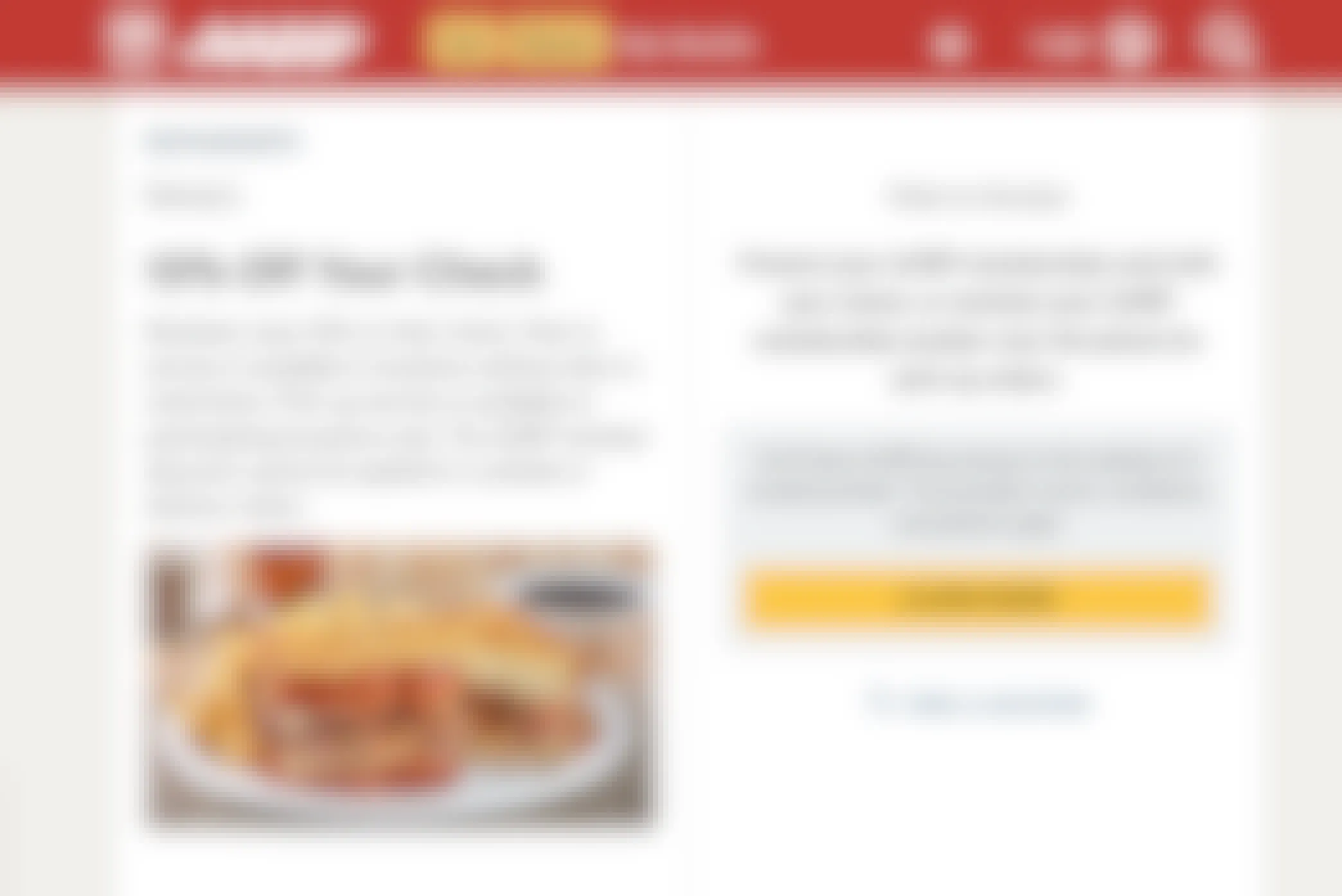 A screenshot from the AARP website showing a discount for 15% off at Denny's.