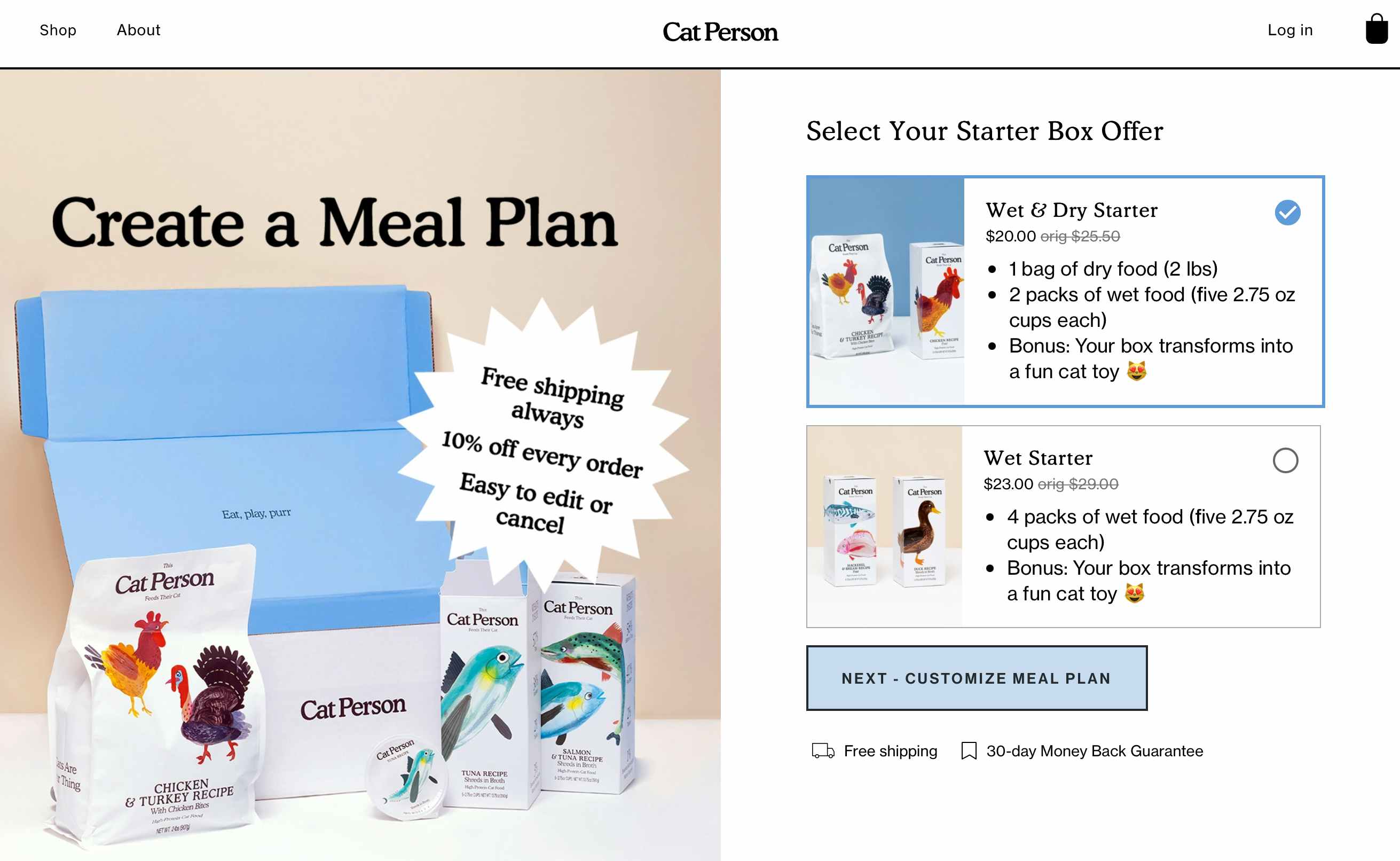 Cat Food: Save with Repeat Delivery
