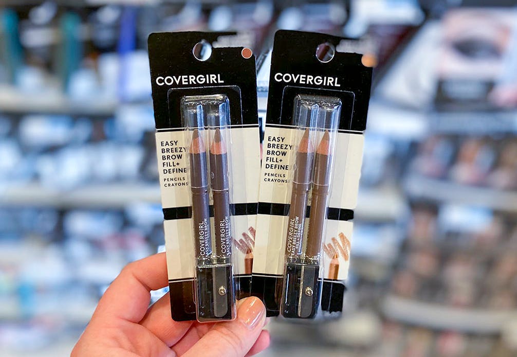 Two packs of covergirl eyebrow pencils