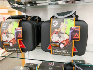 smart gear roadside emergency kit in store at kohls
