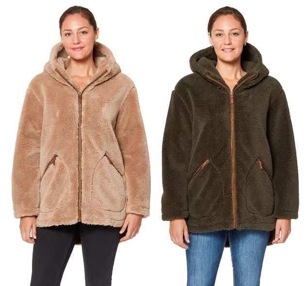 Women's Koolaburra by UGG Hood Faux-Fur Jacket