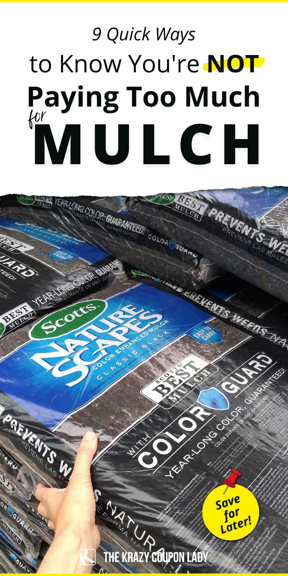 How to Find the Best Mulch Sale & Spend Way Less on Mulch The Krazy