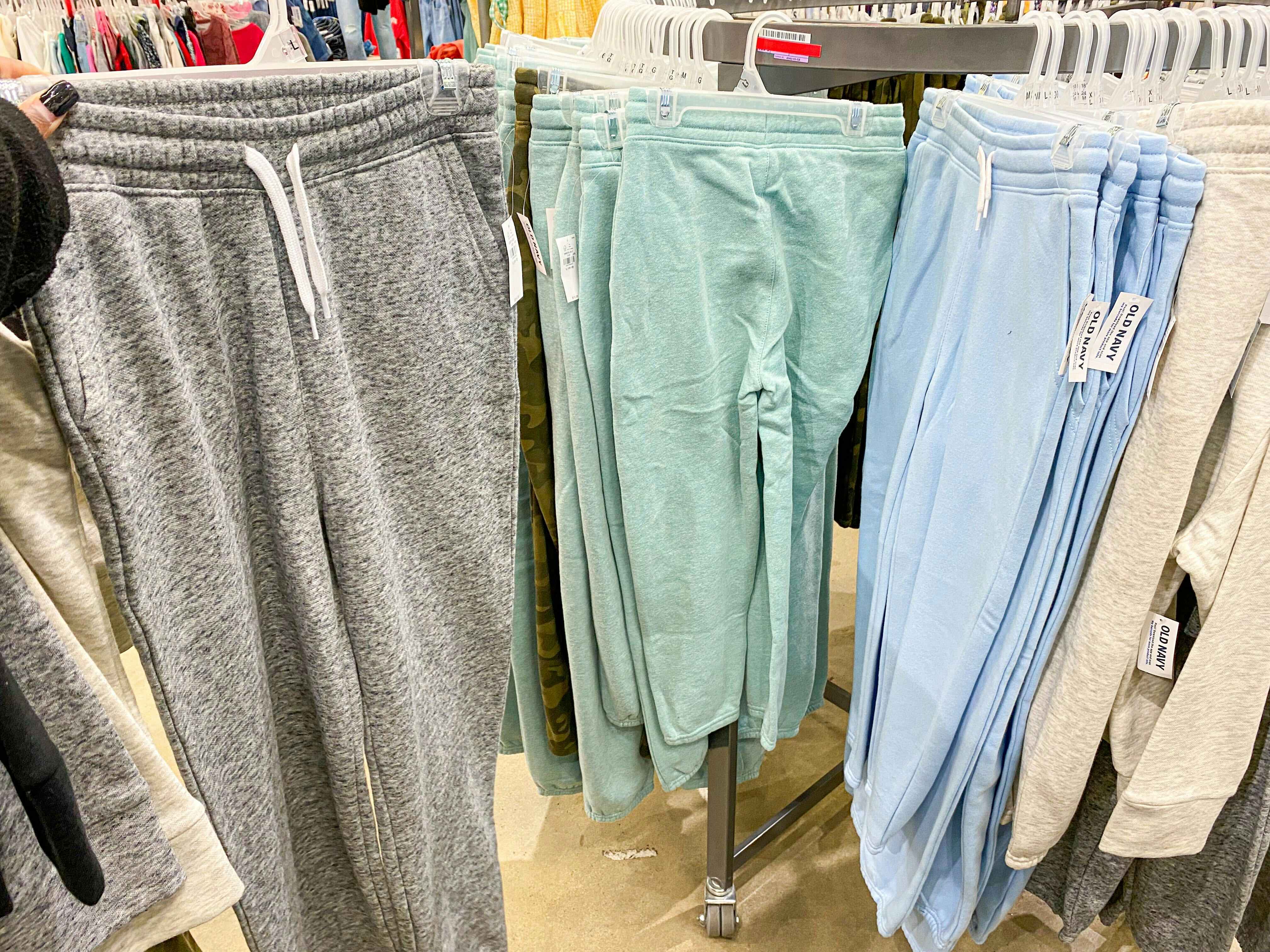 old navy joggers in store image 2022