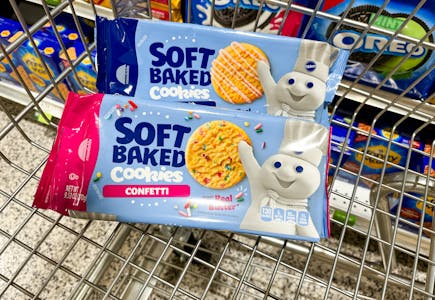 2 Packages Pillsbury Soft Baked Cookies