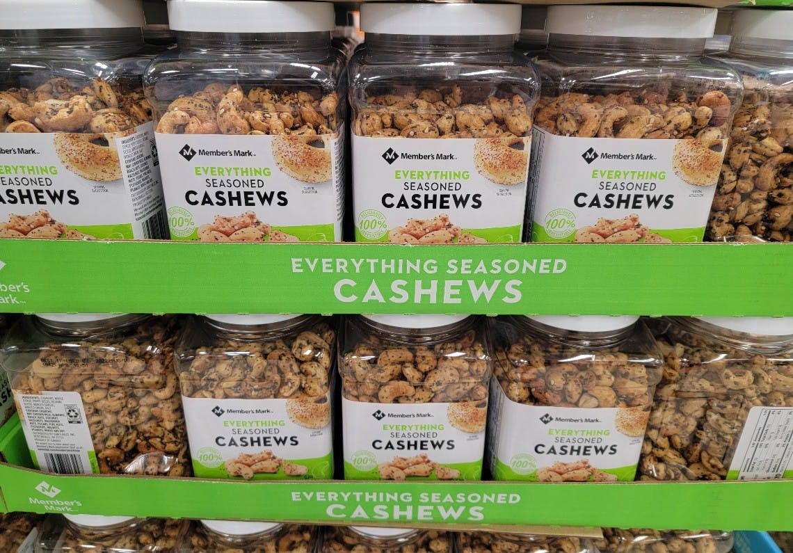 Everything Seasoned Cashews, Only 9.98 at Sam's Club The Krazy