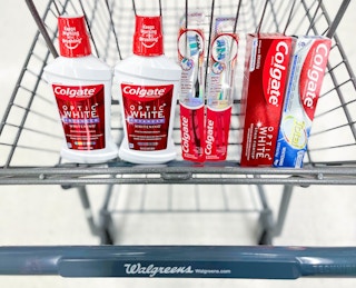 walgreens colgate mouthwash toothpaste toothbrush shopping cart 031322 1647190360 1647190360 scaled