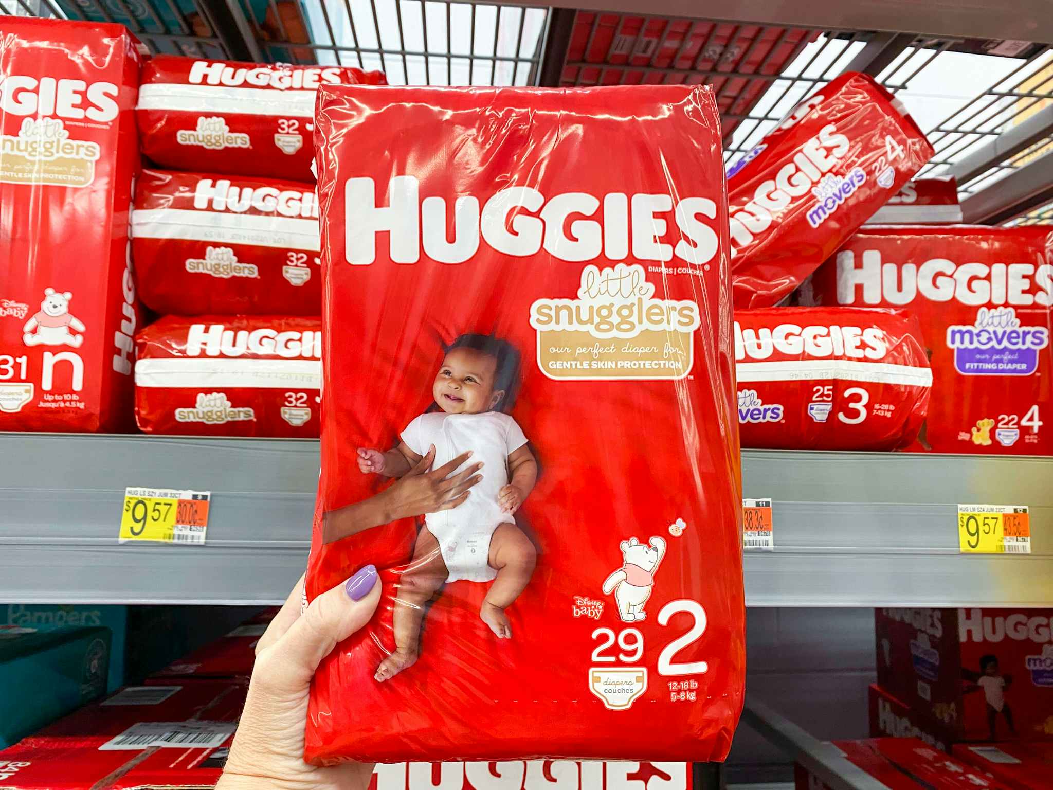 Huggies Snug & Dry Baby Diapers Size 1 (8-14 lbs), 38 ct - Fry's Food Stores