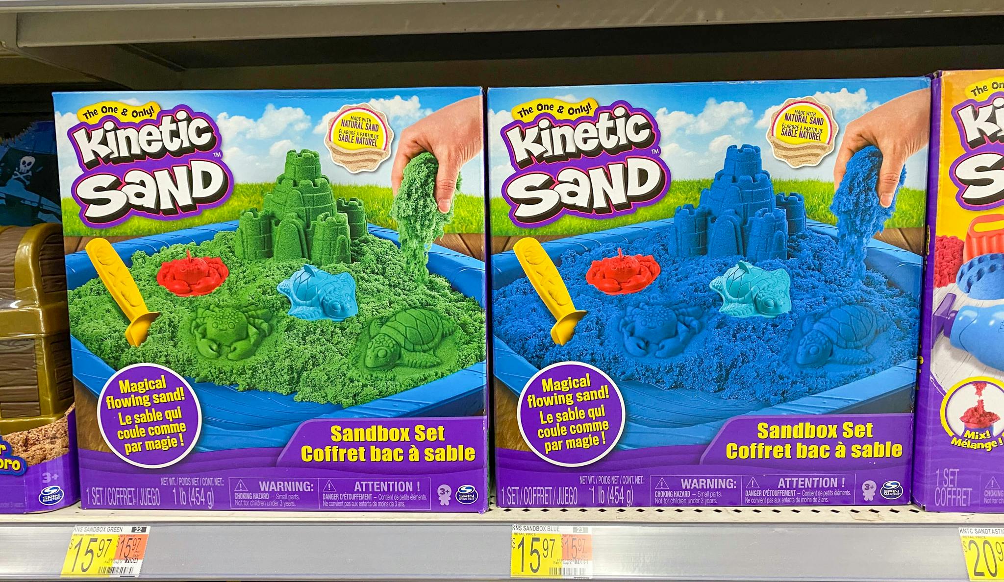 kinetic sand sandbox kit