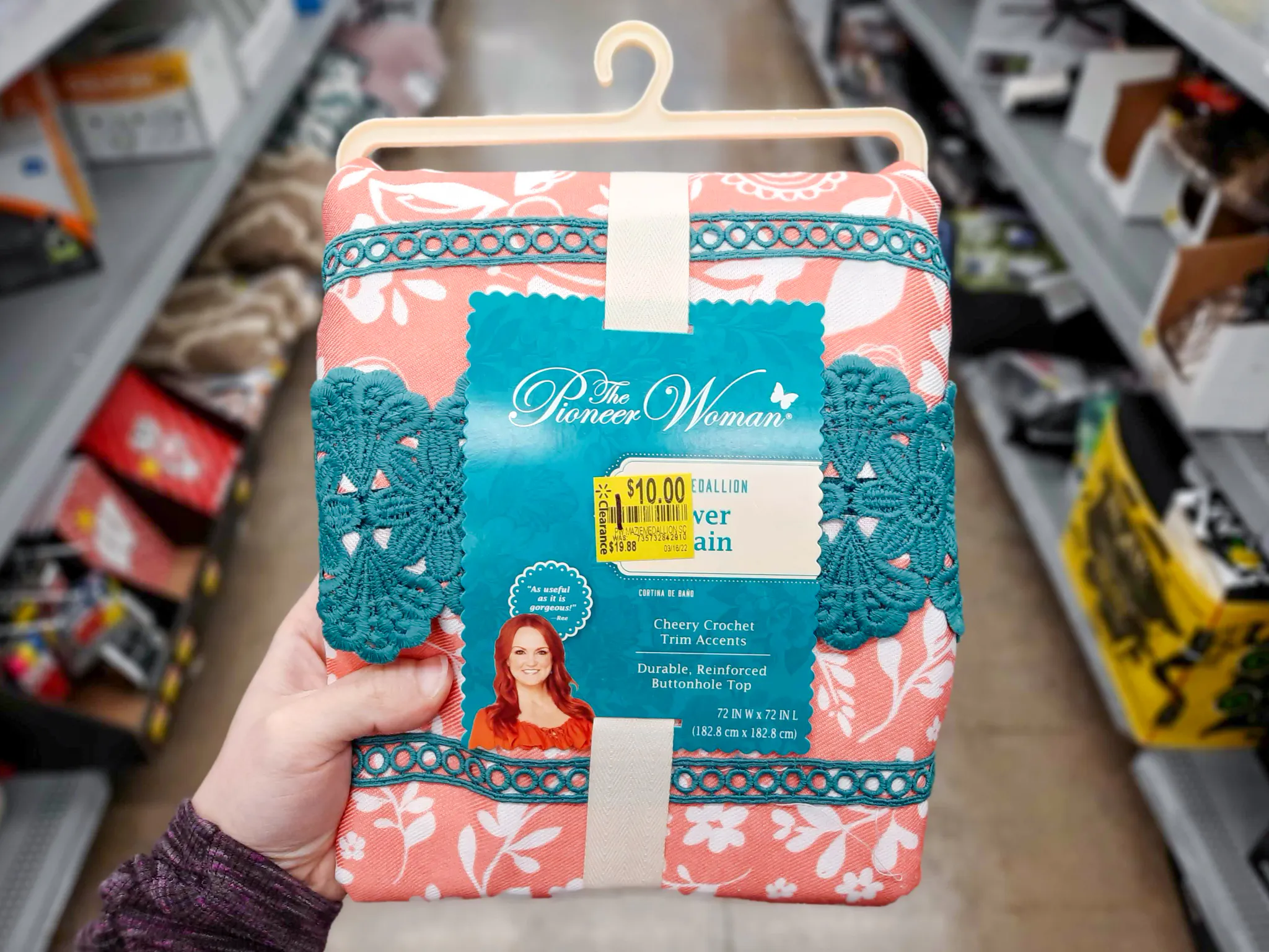 The Pioneer Woman Shower Curtain Clearance, Only 10 at Walmart The