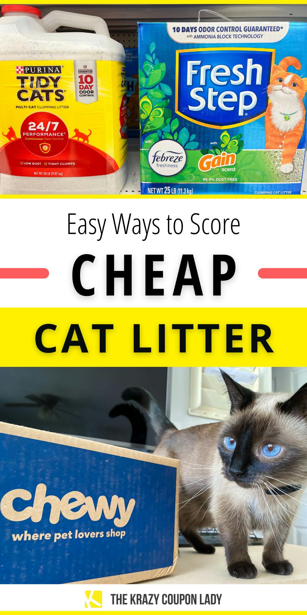 Best Cheap Cat Litter (2023) The Krazy Coupon Lady