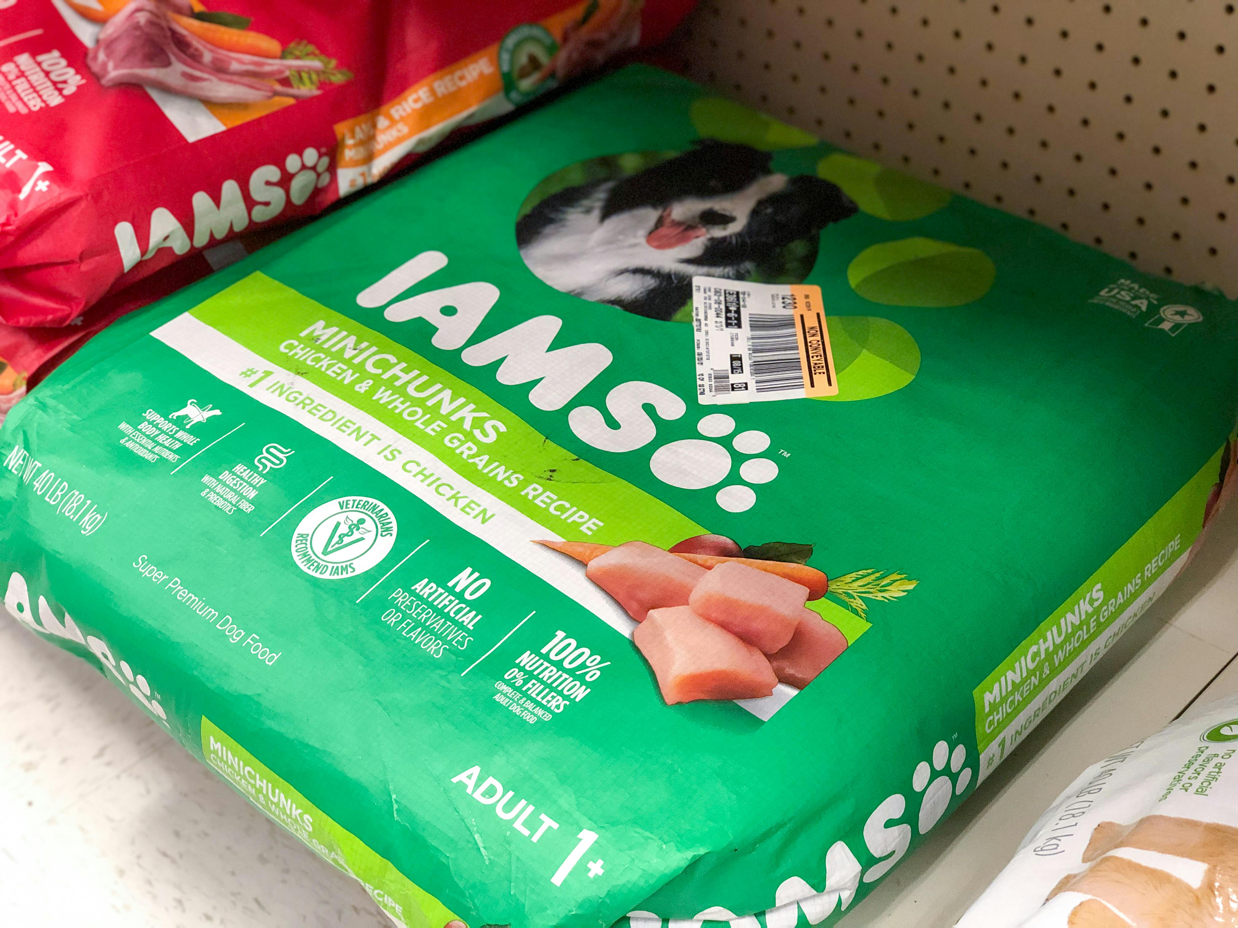 what is in iams dog food